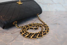 画像をギャラリービューアに読み込む, CHANEL/シャネル マトラッセチェーンショルダーバッグ ラムスキン ブラック/ゴールド金具 ショルダーバッグ 800040094
