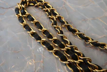 画像をギャラリービューアに読み込む, CHANEL/シャネル マトラッセチェーンショルダーバッグ ラムスキン ブラック/ゴールド金具 ショルダーバッグ 800040094
