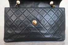 画像をギャラリービューアに読み込む, CHANEL/シャネル マトラッセチェーンショルダーバッグ ラムスキン ブラック/ゴールド金具 ショルダーバッグ 800040094
