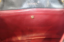 画像をギャラリービューアに読み込む, CHANEL/シャネル マトラッセチェーンショルダーバッグ ラムスキン ブラック/ゴールド金具 ショルダーバッグ 800040094