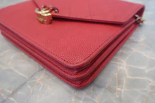 画像をギャラリービューアに読み込む, CHANEL/シャネル ココマークチェーンウォレット キャビアスキン ピンク/ゴールド金具 ショルダーバッグ 700120136
