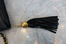画像をギャラリービューアに読み込む, CHANEL/シャネル マトラッセフリンジショルダーバッグ ラムスキン ブラック/ゴールド金具 ショルダーバッグ 800040095

