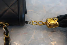 画像をギャラリービューアに読み込む, CHANEL/シャネル マトラッセフリンジショルダーバッグ ラムスキン ブラック/ゴールド金具 ショルダーバッグ 800040095