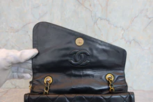 画像をギャラリービューアに読み込む, CHANEL/シャネル マトラッセフリンジショルダーバッグ ラムスキン ブラック/ゴールド金具 ショルダーバッグ 800040095