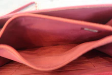 画像をギャラリービューアに読み込む, CHANEL/シャネル ココマークチェーンウォレット キャビアスキン ピンク/ゴールド金具 ショルダーバッグ 700120136