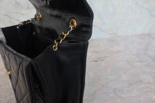 画像をギャラリービューアに読み込む, CHANEL/シャネル マトラッセフリンジショルダーバッグ ラムスキン ブラック/ゴールド金具 ショルダーバッグ 800040095
