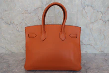 画像をギャラリービューアに読み込む, HERMES／エルメス バーキン30 トリヨンクレマンス オレンジ □J刻印 ハンドバッグ 800030041
