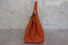 画像をギャラリービューアに読み込む, HERMES／エルメス バーキン30 トリヨンクレマンス オレンジ □J刻印 ハンドバッグ 800030041
