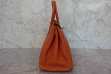 画像をギャラリービューアに読み込む, HERMES/エルメス バーキン30 トリヨンクレマンス オレンジ □J刻印 ハンドバッグ 800030041
