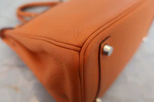 画像をギャラリービューアに読み込む, HERMES／エルメス バーキン30 トリヨンクレマンス オレンジ □J刻印 ハンドバッグ 800030041
