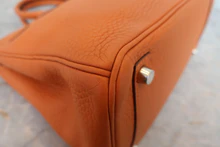 画像をギャラリービューアに読み込む, HERMES／エルメス バーキン30 トリヨンクレマンス オレンジ □J刻印 ハンドバッグ 800030041
