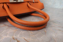 画像をギャラリービューアに読み込む, HERMES/エルメス バーキン30 トリヨンクレマンス オレンジ □J刻印 ハンドバッグ 800030041