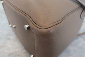 HERMES／エルメス リンディ30 トリヨンクレマンス エトゥープ □L刻印 ショルダーバッグ 700010097