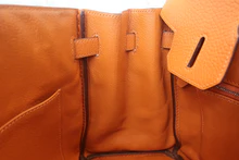 画像をギャラリービューアに読み込む, HERMES／エルメス バーキン30 トリヨンクレマンス オレンジ □J刻印 ハンドバッグ 800030041
