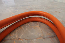 画像をギャラリービューアに読み込む, HERMES／エルメス バーキン35 トリヨンクレマンス オレンジ □G刻印 ハンドバッグ 800030028
