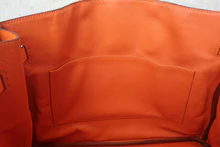 画像をギャラリービューアに読み込む, HERMES／エルメス バーキン35 トリヨンクレマンス オレンジ □G刻印 ハンドバッグ 800030028
