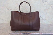 画像をギャラリービューアに読み込む, HERMES/エルメス ガーデンツイリーTPM ヴォーガリバー ハバナ □H刻印 トートバッグ 800020066