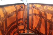 画像をギャラリービューアに読み込む, HERMES/エルメス ガーデンツイリーTPM ヴォーガリバー ハバナ □H刻印 トートバッグ 800020066