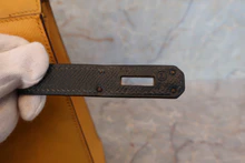 画像をギャラリービューアに読み込む, HERMES／エルメス ケリー32 クシュベル ジョーヌ/ネイビー 〇Z刻印 ショルダーバッグ 700030081
