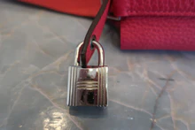 画像をギャラリービューアに読み込む, HERMES/エルメス ピコタンロックカザック2PM トリヨンクレマンス ローズメキシコ/ローズエクストリーム/ルージュクー Y刻印 ハンドバッグ 700120206