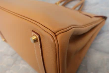 画像をギャラリービューアに読み込む, HERMES／エルメス バーキン35 アルデンヌ ナチュラル □F刻印 ハンドバッグ 800030035
