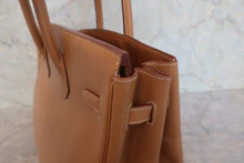 画像をギャラリービューアに読み込む, HERMES／エルメス バーキン35 アルデンヌ ナチュラル □F刻印 ハンドバッグ 800030035
