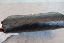 画像をギャラリービューアに読み込む, CHANEL/シャネル マトラッセチェーンショルダーバッグ ラムスキン ブラック/ゴールド金具 ショルダーバッグ 800040090
