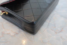 画像をギャラリービューアに読み込む, CHANEL/シャネル マトラッセチェーンショルダーバッグ ラムスキン ブラック/ゴールド金具 ショルダーバッグ 800040090
