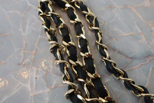 画像をギャラリービューアに読み込む, CHANEL/シャネル マトラッセチェーンショルダーバッグ ラムスキン ブラック/ゴールド金具 ショルダーバッグ 800040090
