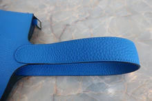 画像をギャラリービューアに読み込む, HERMES/エルメス ピコタンロックMM トリヨンクレマンス ブルーザンジバル X刻印 ハンドバッグ 700100043