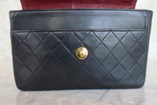 画像をギャラリービューアに読み込む, CHANEL/シャネル マトラッセチェーンショルダーバッグ ラムスキン ブラック/ゴールド金具 ショルダーバッグ 800040090
