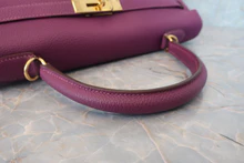 画像をギャラリービューアに読み込む, HERMES/エルメス ケリー35 トリヨンクレマンス アネモネ □R刻印 ショルダーバッグ 800030043