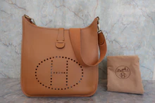 画像をギャラリービューアに読み込む, HERMES/エルメス エブリン1GM アルデンヌ ナチュラル 〇Z刻印 ショルダーバッグ 800040076