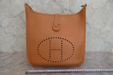 画像をギャラリービューアに読み込む, HERMES/エルメス エブリン1GM アルデンヌ ナチュラル 〇Z刻印 ショルダーバッグ 800040076
