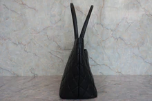 画像をギャラリービューアに読み込む, CHANEL/シャネル 復刻トート キャビアスキン ブラック/シルバー金具 トートバッグ 800040091