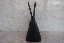 画像をギャラリービューアに読み込む, CHANEL/シャネル 復刻トート キャビアスキン ブラック/シルバー金具 トートバッグ 800040091