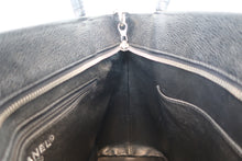 画像をギャラリービューアに読み込む, CHANEL/シャネル 復刻トート キャビアスキン ブラック/シルバー金具 トートバッグ 800040091