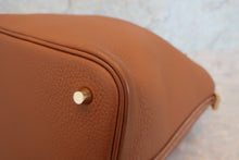 画像をギャラリービューアに読み込む, HERMES/エルメス ガーデンパーティPM カントリー ルージュピヴォワンヌ R刻印 トートバッグ 700110067