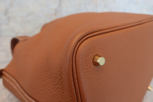 画像をギャラリービューアに読み込む, HERMES/エルメス ガーデンパーティPM カントリー ルージュピヴォワンヌ R刻印 トートバッグ 700110067