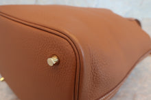 画像をギャラリービューアに読み込む, HERMES/エルメス ガーデンパーティPM カントリー ルージュピヴォワンヌ R刻印 トートバッグ 700110067