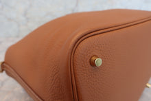 画像をギャラリービューアに読み込む, HERMES/エルメス ガーデンパーティPM カントリー ルージュピヴォワンヌ R刻印 トートバッグ 700110067