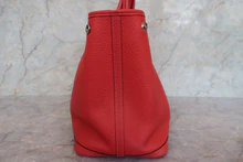 画像をギャラリービューアに読み込む, HERMES/エルメス ガーデンパーティPM カントリー ルージュピヴォワンヌ R刻印 トートバッグ 700110067