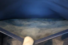 画像をギャラリービューアに読み込む, HERMES／エルメス バーキン30 トリヨンクレマンス ブルー □J刻印 ハンドバッグ 800030031
