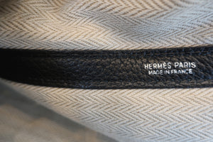 HERMES／エルメス ガーデンパーティPM ネゴンダ ブラック □K刻印 トートバッグ 600100179