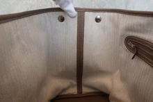 画像をギャラリービューアに読み込む, HERMES/エルメス ガーデンパーティPM ネゴンダ エトゥープ □P刻印 トートバッグ 800040112