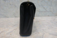 画像をギャラリービューアに読み込む, CHANEL/シャネル Vステッチチェーンショルダーバッグ ラムスキン ブラック/ゴールド金具 ショルダーバッグ 800030065
