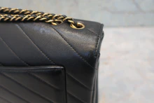 画像をギャラリービューアに読み込む, CHANEL/シャネル Vステッチチェーンショルダーバッグ ラムスキン ブラック/ゴールド金具 ショルダーバッグ 800030065
