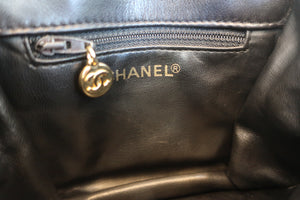 CHANEL/シャネル マトラッセウエストバッグ ラムスキン ブラック/ゴールド金具 ウエストバッグ 600110095