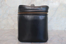 画像をギャラリービューアに読み込む, CHANEL/シャネル ココマーク2WAYバニティ キャビアスキン ブラック/ゴールド金具 バニティ 700110089