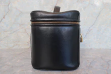 画像をギャラリービューアに読み込む, CHANEL/シャネル ココマーク2WAYバニティ キャビアスキン ブラック/ゴールド金具 バニティ 700110089